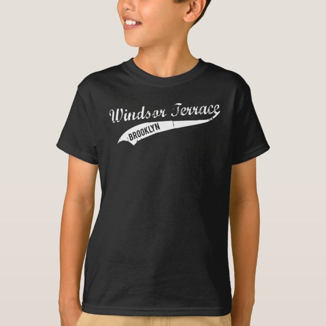 Windsor Terrace Brooklyn New York Vintage Look T-Shirt (Front)