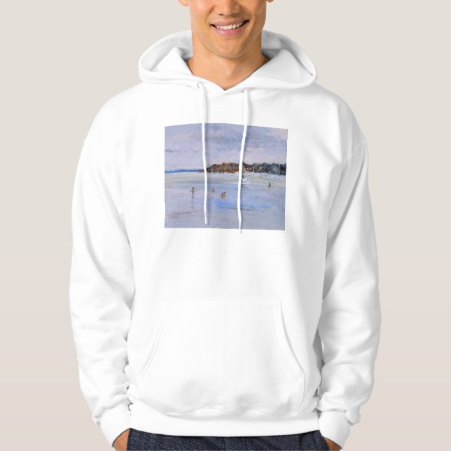 Windsurfer and Bathers Hoodie (Front)