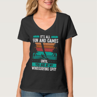 Windsurfer Board Windsurfing Sail Funny Windsurfin T-Shirt