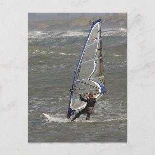 Windsurfer - North Jytland, Denmark Postcard