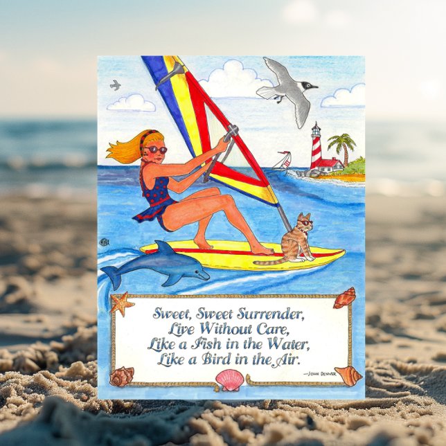Windsurfer Postcard (Creator Uploaded)