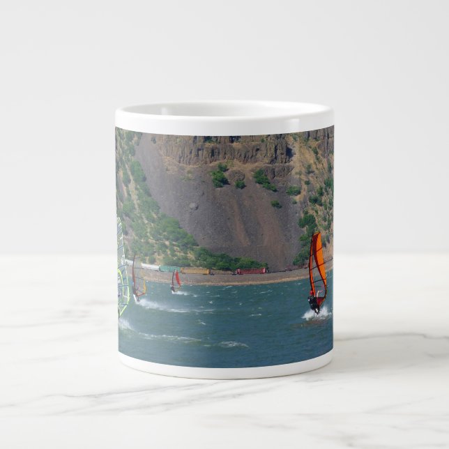 Windsurfers at Hood River mug (Front)