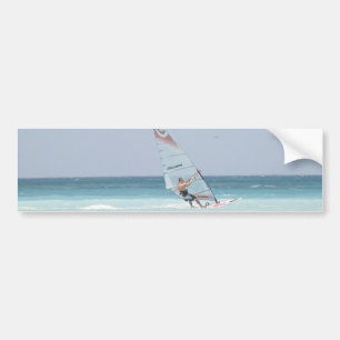 Windsurfing Bumper Sticker
