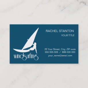 Windsurfing Business Card