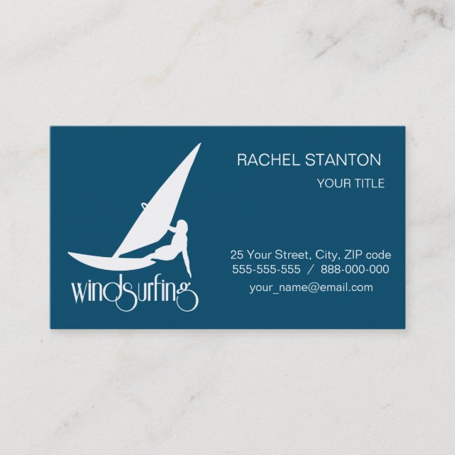 Windsurfing Business Card (Front)