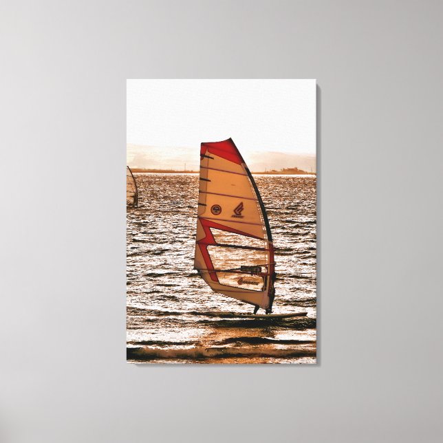 WINDSURFING CANVAS PRINT (Front)