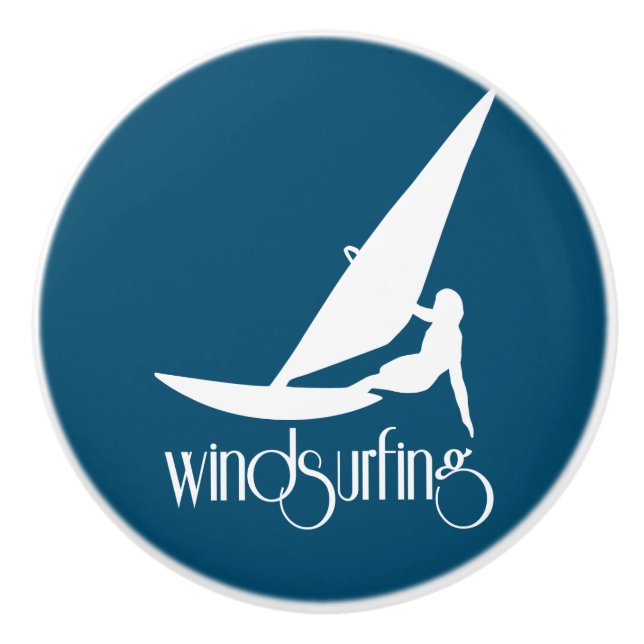 Windsurfing Ceramic Knob (Front)