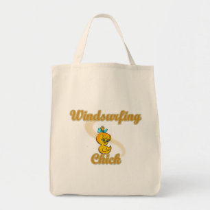 Windsurfing Chick Tote Bag
