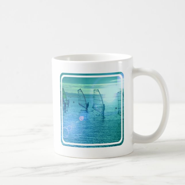 Windsurfing Design Coffee Mug (Right)
