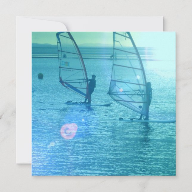 Windsurfing Design Invitation (Front)