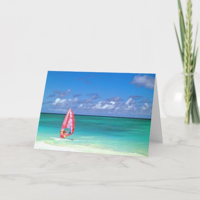 Windsurfing Hawaii Card (Front)