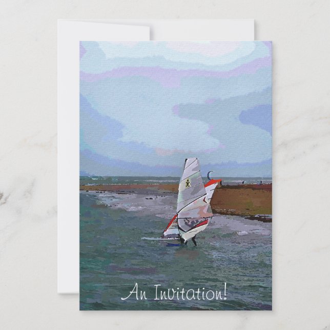WINDSURFING INVITATION (Front)