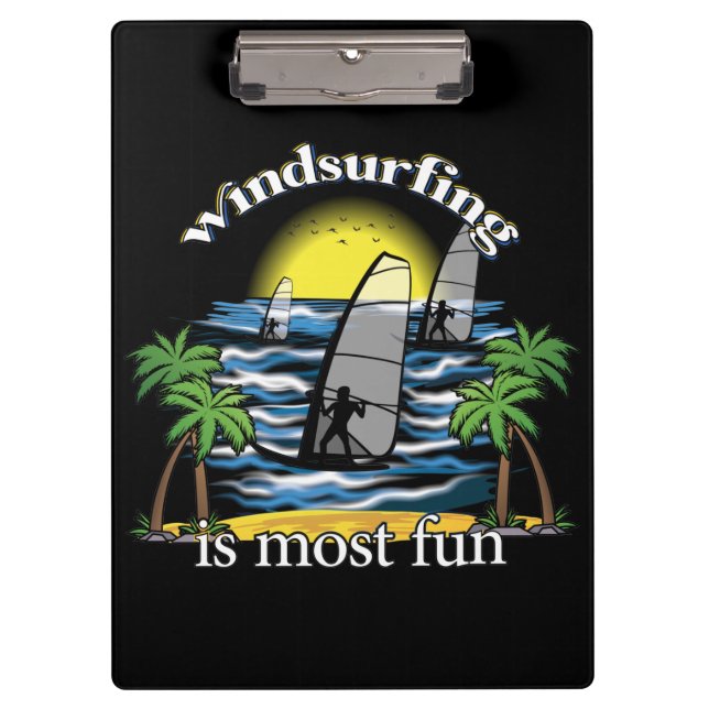 Windsurfing Is Most Fun, Summer 2023 Clipboard (Front)
