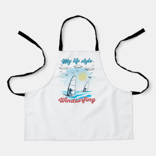 Windsurfing Is My Life Style Apron
