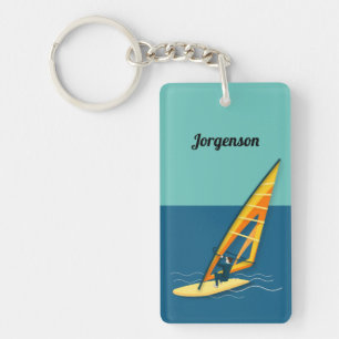 Windsurfing Key Ring