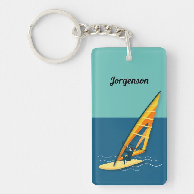 Windsurfing Key Ring (Front)
