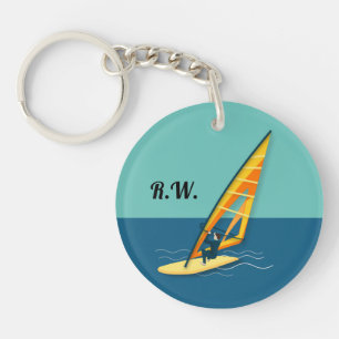 Windsurfing Key Ring
