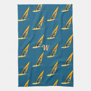 Windsurfing Kitchen Towel