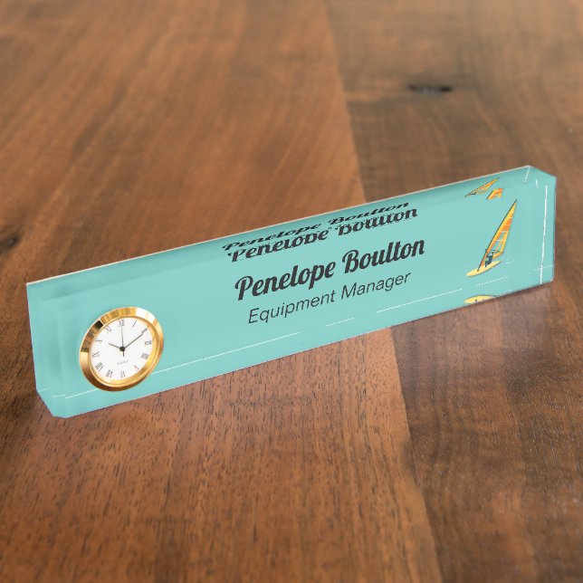 Windsurfing Nameplate (Side)