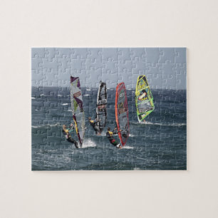Windsurfing Ocean Waves Sports Surf Jigsaw Puzzle