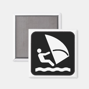 Windsurfing Symbol Magnet