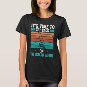 Windsurfing Vintage Session Board Retro Windsurfer T-Shirt