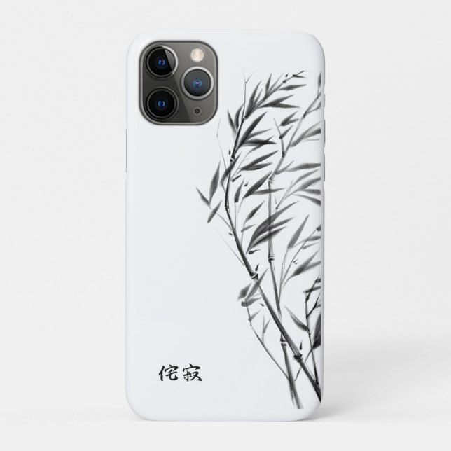 Windswept Bamboo, bent bamboo Case-Mate iPhone Case (Back)
