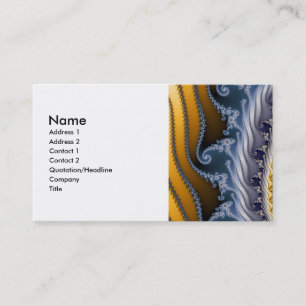 Windswept Fractal Art Business Card
