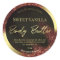 Windswept Glitter Red And Gold Body Butter Labels