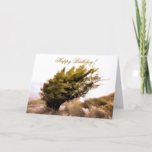 WINDSWEPT TREE CARD