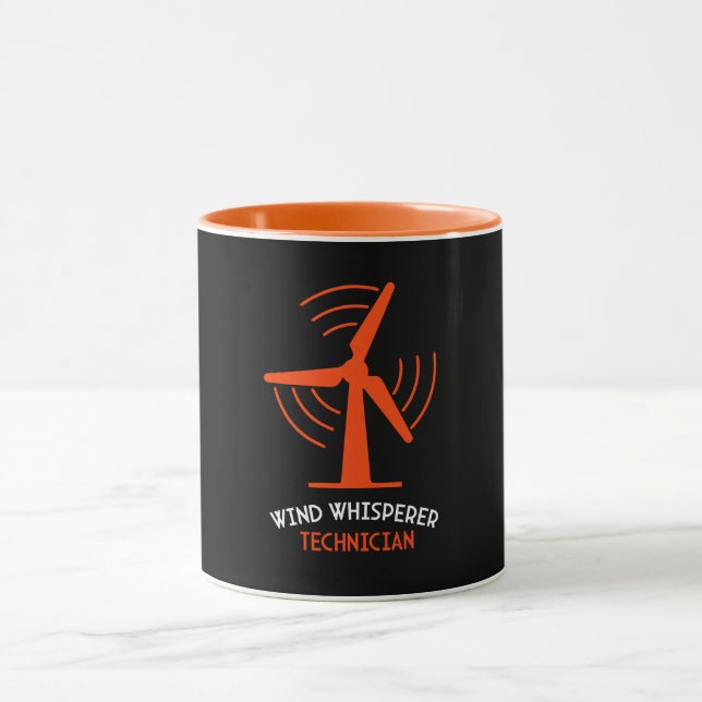 Windturbine Service Technician Mug (Center)
