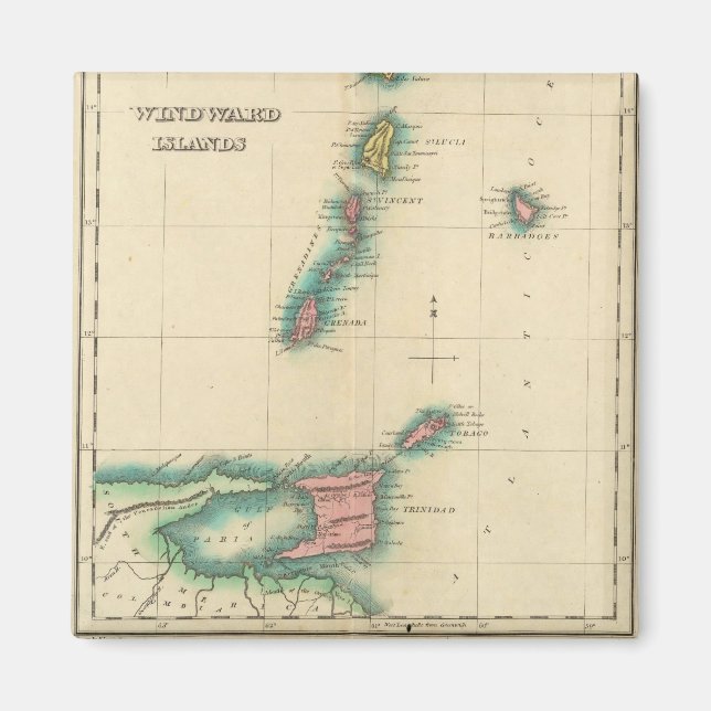 Windward Islands Magnet (Front)