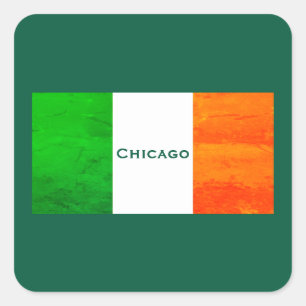 Windy City Chicago Proud Irish - St. Paddy's Day Square Sticker
