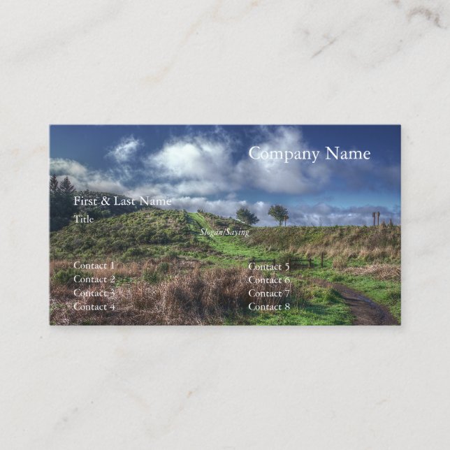 Windy Hill 13 Business Card (Front)