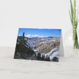 Windy Saddle Park, Golden, Colorado Thank You Card