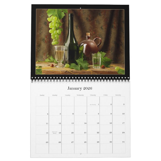 Wine 2011 Calendar (Jan 2026)