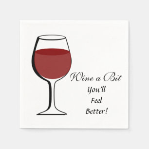 WINE A BIT - PAPER NAPKINS