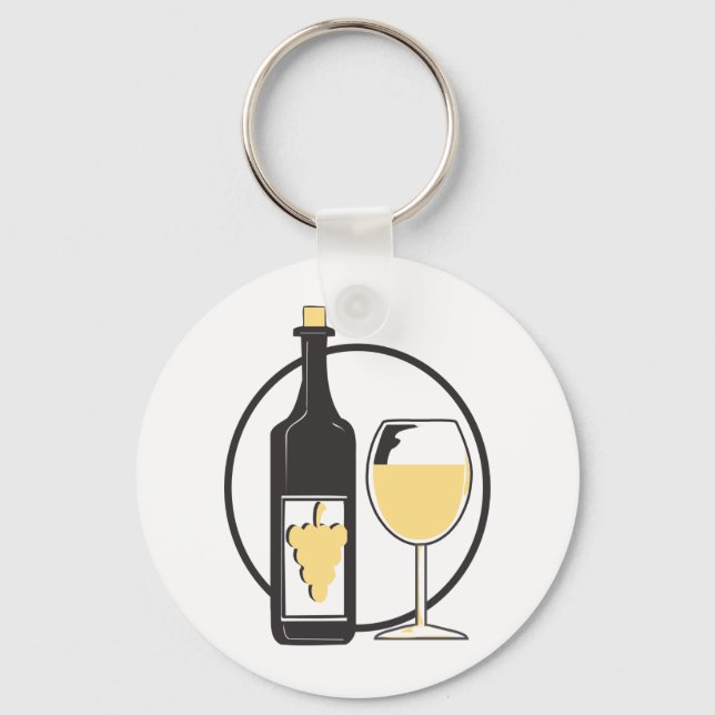 Wine a little key ring (Front)