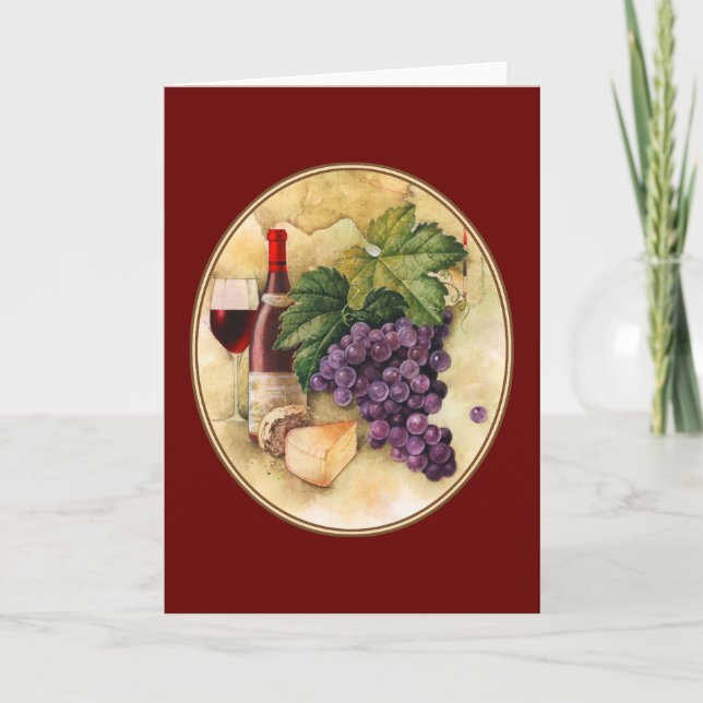 Wine and Cheese Card (Front)