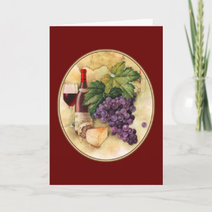 Wine and Cheese Card
