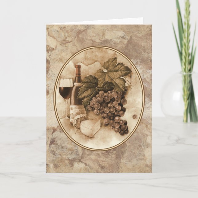 Wine and Cheese Card (Front)