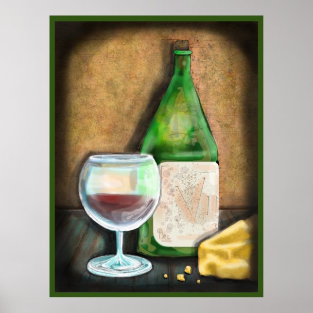 Wine and Cheese for a Lonely Middle-Aged Woman  Poster (Front)