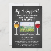 wine and cheese fundraiser event sip and support