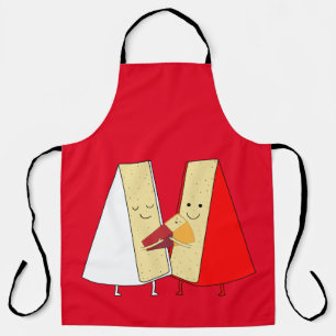 Wine And Cheese Lovers Apron