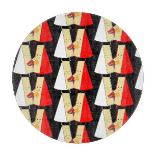 Wine And Cheese Lovers Cutting Board