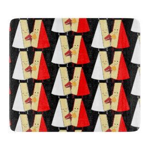 Wine And Cheese Lovers Cutting Board