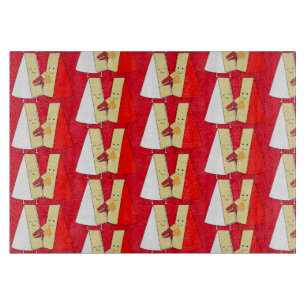 Wine And Cheese Lovers Cutting Board