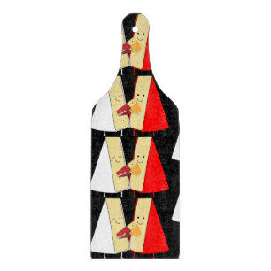 Wine And Cheese Lovers Cutting Board