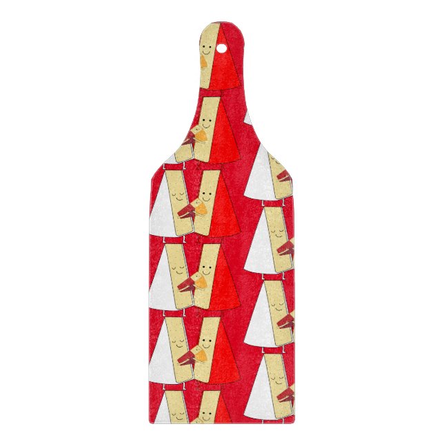 Wine And Cheese Lovers Cutting Board (Front)