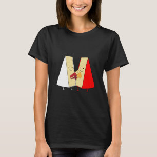 Wine And Cheese Lovers T-Shirt